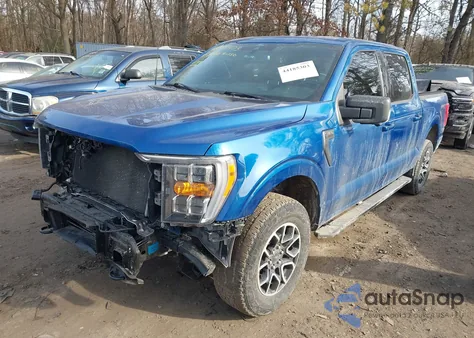 2022 Ford F-150 Xlt из США, поврежденный, VIN 1FTEW1EPXNFA45435